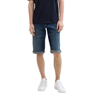 TOM TAILOR Bermuda voor heren, 10120 - Used Dark Stone Blue Denim, 30