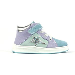 Richter Kinderschuhe Laura Sneakers voor jongens en meisjes, licht tur/lila/min, 27 EU, Light Tur Flie Min, 27 EU