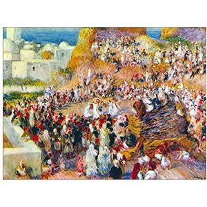 ArtPlaza Renoir Pierre-Auguste-The Mosque (Arabian Feest) Decoratieve MDF, meerkleurig, 80 x 60 cm