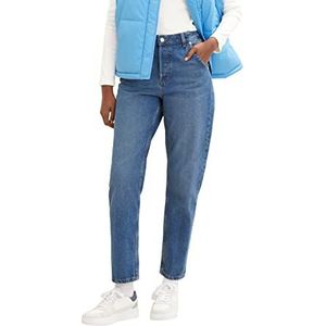 TOM TAILOR Denim Dames Mom Fit Jeans 1035809, 10119 - Used Mid Stone Blue Denim, 30