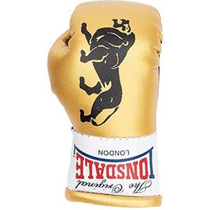 Lonsdale Dames Mini Boxing Gloves Promotionele artikelen, Goud, One Size