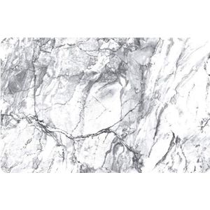 d-c-fix® Tafelset Rio | Placemat placemat placemat onderzetter tafel keuken eetkamer woonkamer decoratie | 100% polypropyleen voedselveilig afwasbaar | marmer wit 44 cm x 29 cm