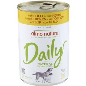 Almo Nature Dailymenu Honden Natvoer met kip, premium 24 x 400 g