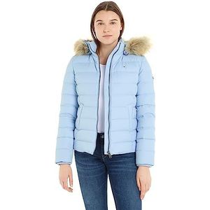 Tommy Jeans Donsjacks voor dames, Blauw (Chambray Blue), XS