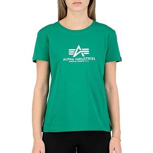 ALPHA INDUSTRIES New Basic T Wmn Damesjas, Groen (Jungle Green), S