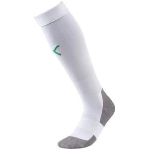 PUMA Team Liga Socks CORE Stutzen, White-Pepper Green, 31-34 (Herstellergröße: 1)