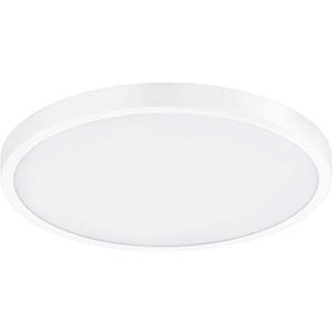 EGLO LED plafondlamp Fueva 1, 1 lichtpunt, materiaal: aluminium, kunststof, kleur: wit, Ø: 40 cm, warm wit