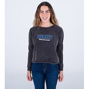 Womens Oceancare Tour Fleece Crew Zwart