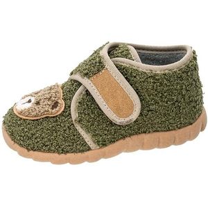 Fischer Unisex Baby Flexi pantoffels, olijf, 24 EU, olijf, 24 EU