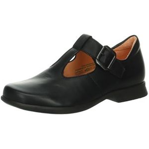 Think! dames PENSA chromfrei gegerbte nachhaltige Halbschuhe, SCHWARZ 0000