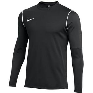 Nike Heren Top Met Lange Mouwen M Nk Df Park20 Crew Top, Zwart/Wit/Wit, BV6875-010, 2XL