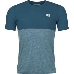 Ortovox - 150 Cool Logo - TShirt - Turkoois/Blauw - Merino Wol/ Lyocell/ Polyamide