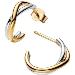 Pandora - 263880C00 - Oorbellen - Two-tone - Organisch Vormgegeven