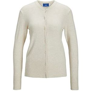 JACK & JONES Dames Jjxx Jxolivia Ls Soft Cardigan Knit Noos gebreide jas, wit (snow white), L