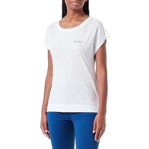 s.Oliver Dames T-shirt met korte mouwen, wit, 32