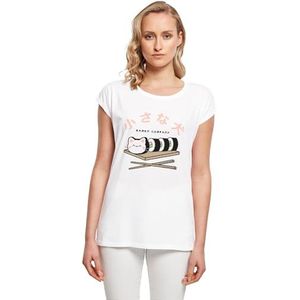 MC Dames Tops Dames TORC - Sushi Kit T-shirt, losse pasvorm, 100% katoen, XXL, wit, XXL