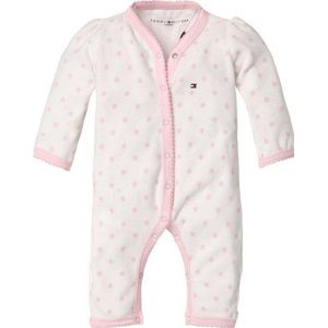 Tommy Hilfiger baby - meisjes kledingsset VELOUR DOT BABY COVERALL L/S / EZ57107237