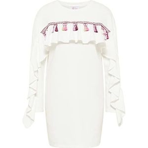 IZIA Dames sweatjurk 21325334-IZ01, zwart, S, sweatjurk, S