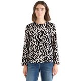 CECIL Blouse met grafisch patroon Light Greige L