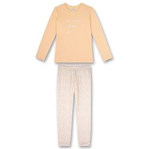 Sanetta Meisjes 245430 pyjama lang, licht mandarijn, 128, Light Mandarijn, 128 cm