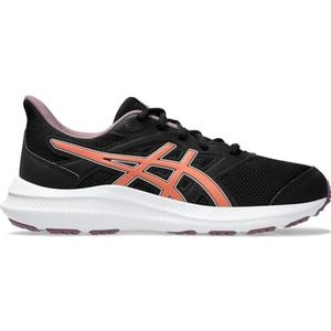 ASICS Jolt 4 GS Sneakers voor kinderen en jongeren, Zwart en Rood, 39.5 EU