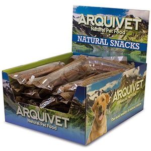 ARQUIVET Nervio de Toro 15 cm, complete box, 50 stuks, natuurlijke snacks voor honden, snoep, beloningen, prijzen en snoep voor honden