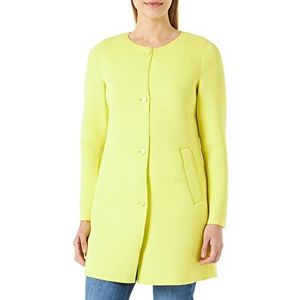 Taifun Dames 330306-11058 Jas Jeans + Stof, Vibrant Lime, 38, Vibrant Lime, 38