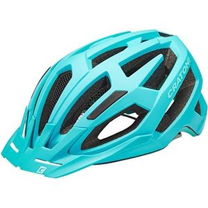 Cratoni Unisex – volwassenen C-Flash (MTB) fietshelm, turquoise, één maat