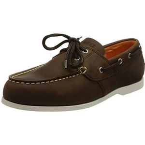 Timberland Cedar Bay 2 Eye Boat Shoe, Rust Nubuck, 44.5 EU