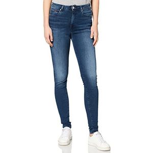 Tommy Hilfiger Sylvia Hr Super Skny Nnmbs Jeans voor dames, Nieuw Niceville Mid Blauw Stretch, 26W x 32L