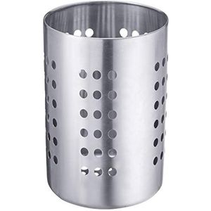 Westmark Bestek-/keukengereihouder, rond, diameter: 6,8 cm, hoogte: 10,3 cm, roestvrij staal, zilver, 69002211