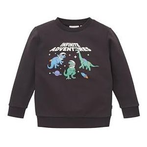 TOM TAILOR Sweatshirt voor jongens en kinderen, 29476 - Coal Grey, 128/134 cm