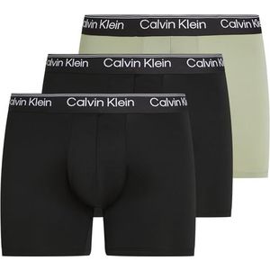 CALVIN KLEIN Heren BOXER BRIEF 3PK 000NB2570A Boxer Brief, Zwart (B- BEAU BL, F MAUVE, SAHARAH SN WBS), XL, Zwart (B- Beau Bl, F Mauve, Saharah Sn Wbs), XL