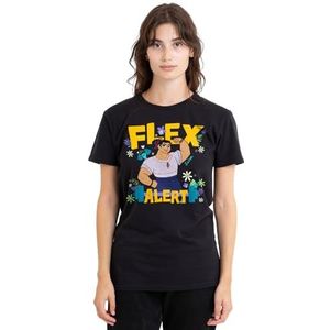 Encanto Flex Alert met Luisa dames T-shirt, zwart, X-Large, Zwart, XL