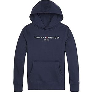 Tommy Hilfiger Uniseks kinderen hoodie, Blauw (Twilight Navy), 16 ans