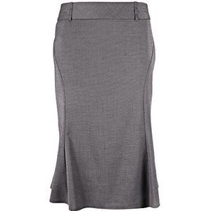 Alexandra Icona stc-nf15pg-26 uitgestelde rok, Uni, 77% polyester/21% viscose/2% elastaan, maat 26, pale grijs