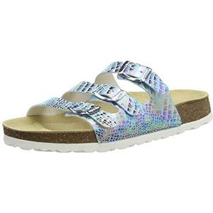 Superfit Pantoffels met voetbed voor meisjes, blauw 8010, 24 EU