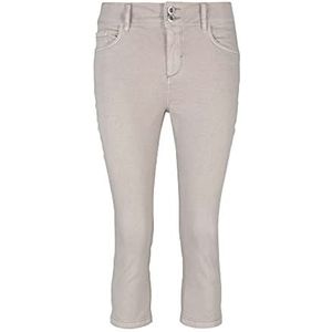 TOM TAILOR Dames Kate Slim Capri broek 1024919, 12365 - Dusty Beige, 27