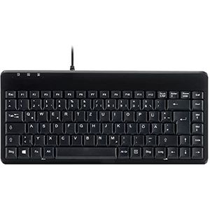 Perixx - PERIBOARD-409 P - Toetsenbord - Zwart - PS/2 Aansluiting, 1,80 Meter Kabel, QWERTZ Duitse Lay-out