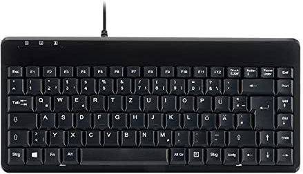 Perixx - PERIBOARD-409 P - Toetsenbord - Zwart - PS/2 Aansluiting, 1,80 Meter Kabel, QWERTZ Duitse Lay-out