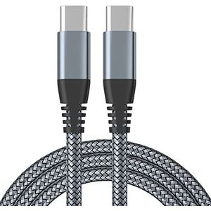 USB C naar USB C Lader Kabel 1M 2M 3M, 3-Pack 60W USB 2.0 Type C Oplaadkabel Compatibel met MacBook iPad Air 5 Pro 2021 Galaxy S22 S21 Ultra S20 FE S10 A12 Mi 11 Note 10 Pixel 6 5 4a
