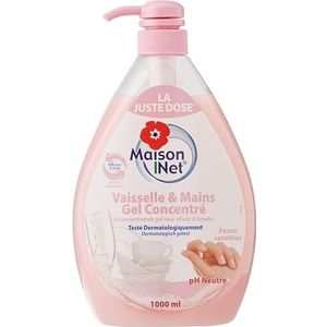 Maison Net Geconcentreerde vaat-/handgel voor gevoelige huid 1000 ml