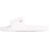 Tommy Hilfiger - TH MONOGRAM POOLSIDE - Slippers - Wit - Synthetisch