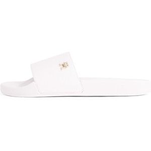 Tommy Hilfiger - TH MONOGRAM POOLSIDE - Slippers - Wit - Synthetisch