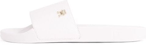 Tommy Hilfiger - TH MONOGRAM POOLSIDE - Slippers - Wit - Synthetisch
