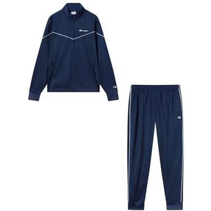 Champion - Legacy - Trainingspak - Blauw - Groot Logo