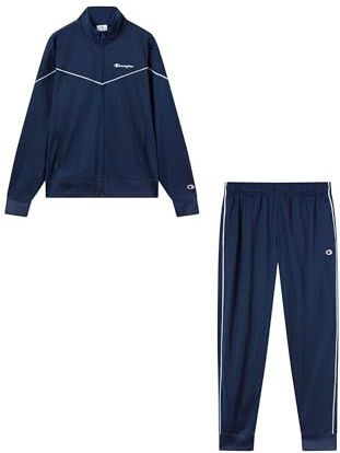 Champion - Legacy - Trainingspak - Blauw - Groot Logo