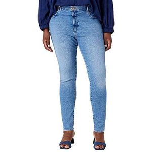 Wrangler Dames High Rise Skinny Jeans, river, 40W x 32L