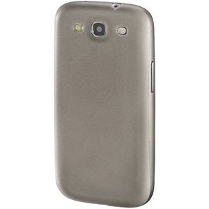 Hama Beschermhoesje voor Samsung Galaxy S3, Ultra Slim slechts 0,4 mm, gripvast oppervlak, grijs