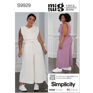 SIMPLICITY Naaipatroon SS9929AA Misses' en Women's Lounge Set van Mimi G Style AA (XS-S-M-L-XL)